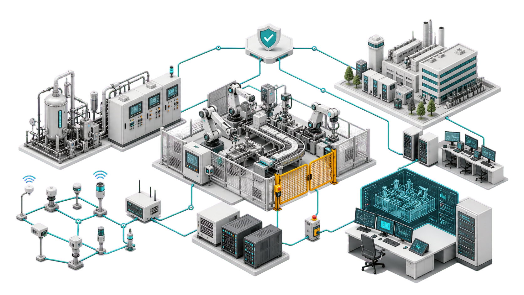 A Visca autonomous software factory configured specifically for industrial autonomy