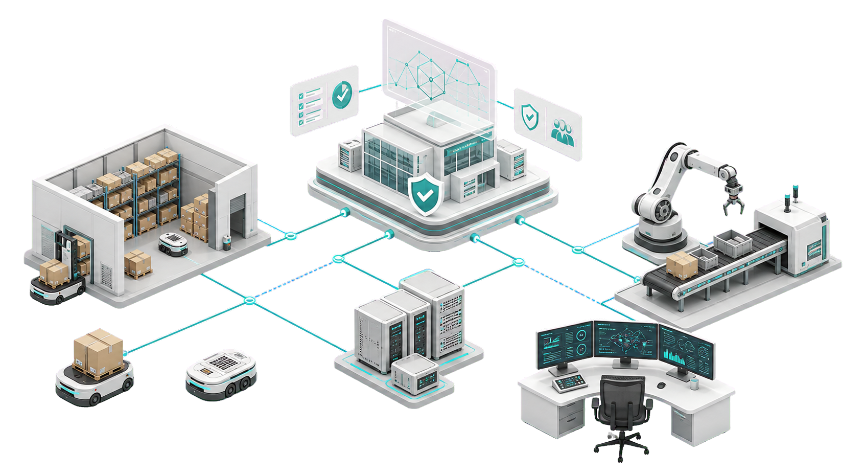 A Visca autonomous software factory configured specifically for robotics & logistics