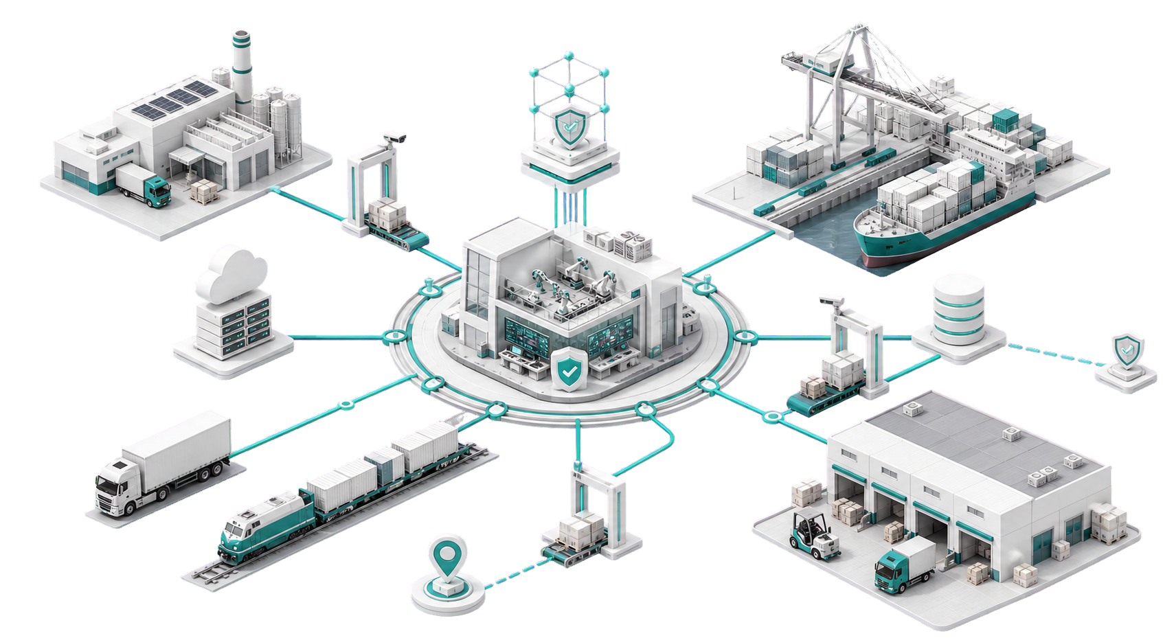A Visca autonomous software factory configured specifically for supply chain