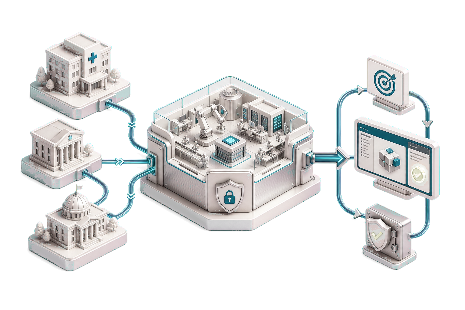 Hospitals, banks, and agencies regaining their own software production capability